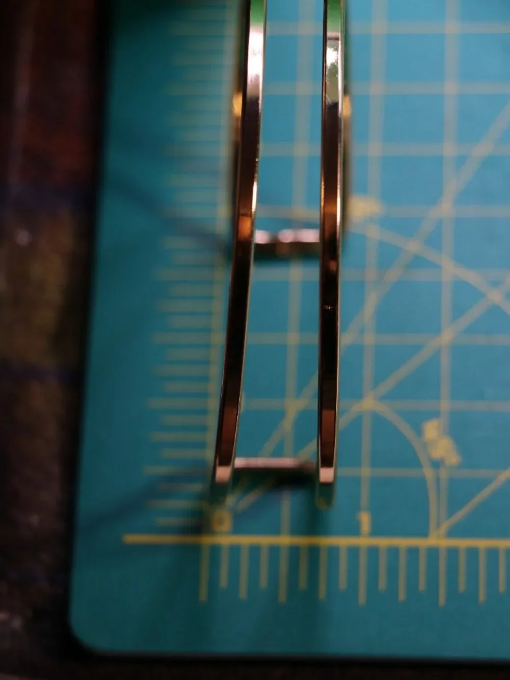 Gold Tone Upper Arm Cuff Bracelet 3.5